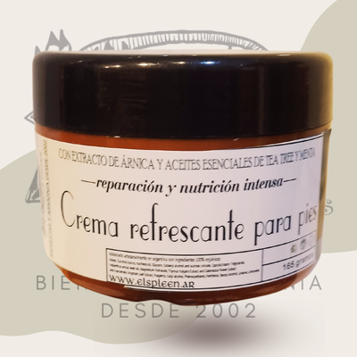 Crema refrescante para pies 