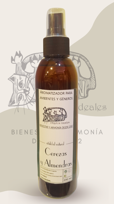 CEREZAS Y ALMENDRAS - aromatizador para ambientes y géneros