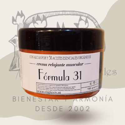 FÓRMULA 31 - crema para masajes relajante muscular