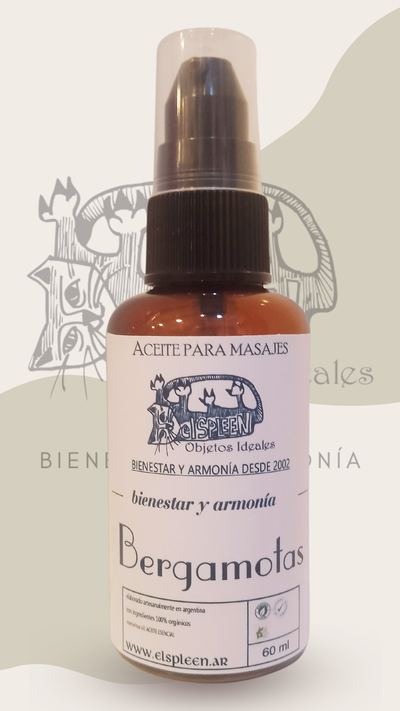 BERGAMOTAS - aceite para masajes