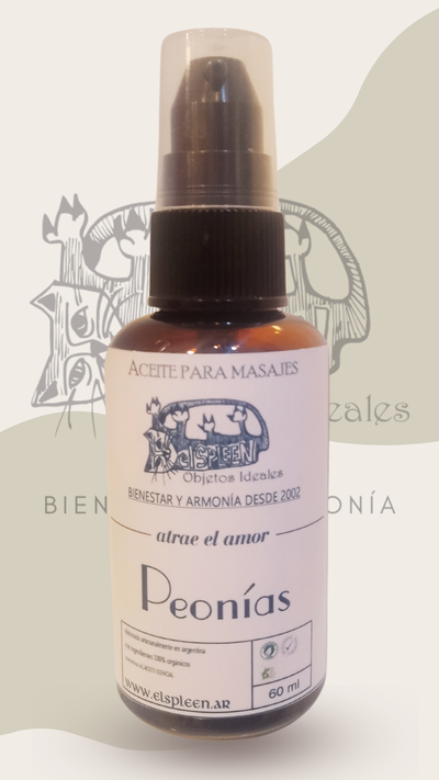 PEONÍAS - aceite para masajes