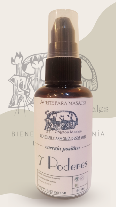 7 PODERES - aceite para masajes