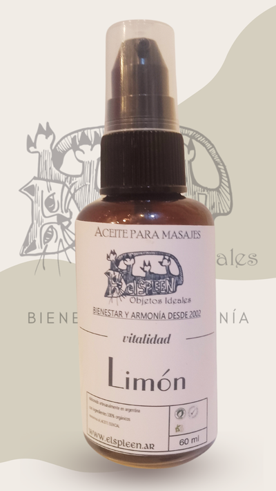 LIMÓN - aceite para masajes