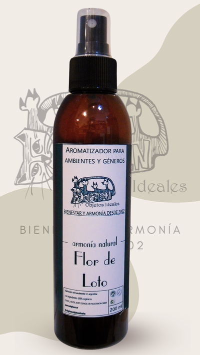 FLOR DE LOTO - aromatizador para ambientes y géneros