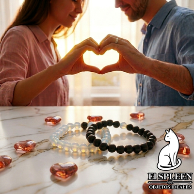 SINCRONÍA DEL ALMA set de dos pulseras para parejas