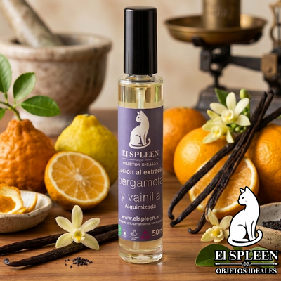 BERGAMOTAS Y VAINILLA perfume corporal alquimizado