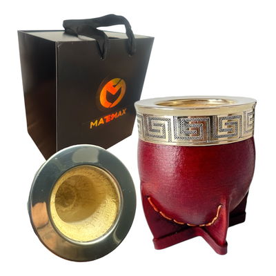 Mate Imperial Premium marron virola alpaca