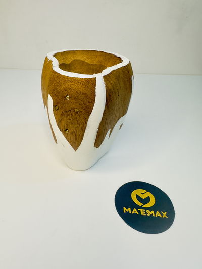 Mate ranchero pintado blanco