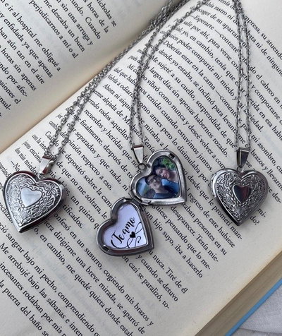 Collar Relicario Heart