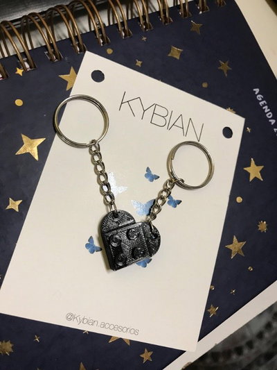 Par de llaveron Lego