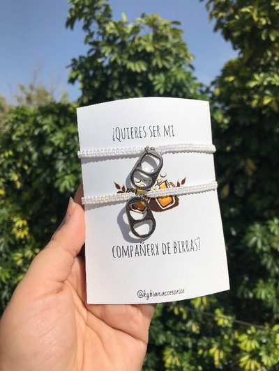 Pulseras: Chapita de Birra
