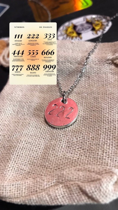 Collar Números  Angelicales