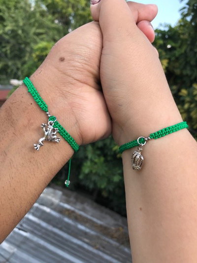 Pulseras: La princesa y El sapo