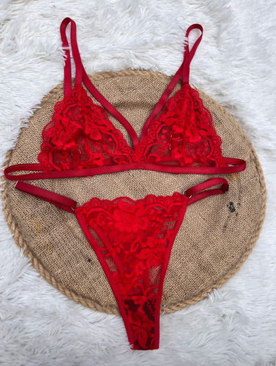 Conjunto doble tira rojo T85