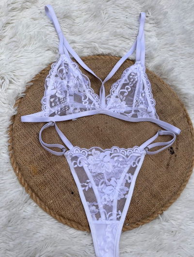 Conjunto doble tira blanco T85/90/95