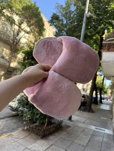 Pantufla Rosa lisa