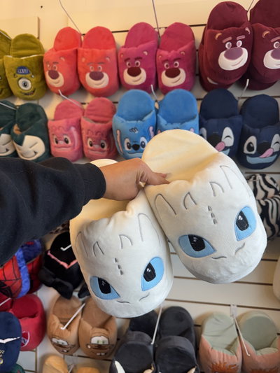 Pantufla chimuelo blanco 