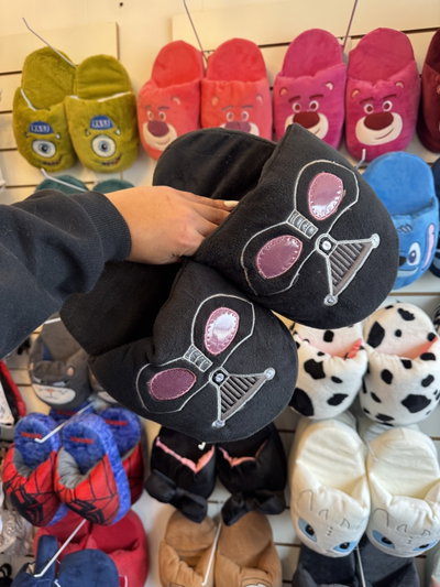 Pantufla Darth Vader rosa