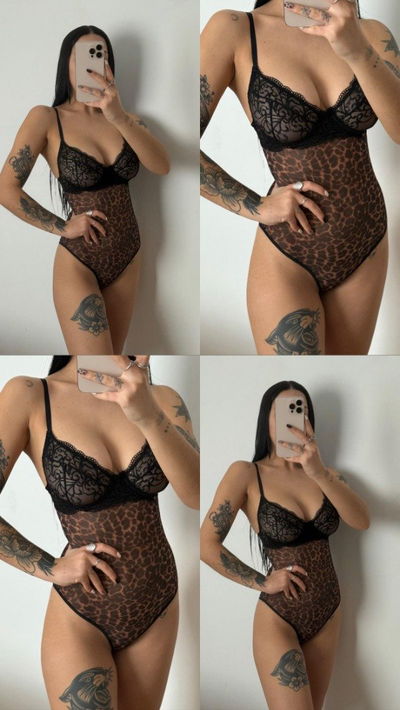 Body aro puntilla print