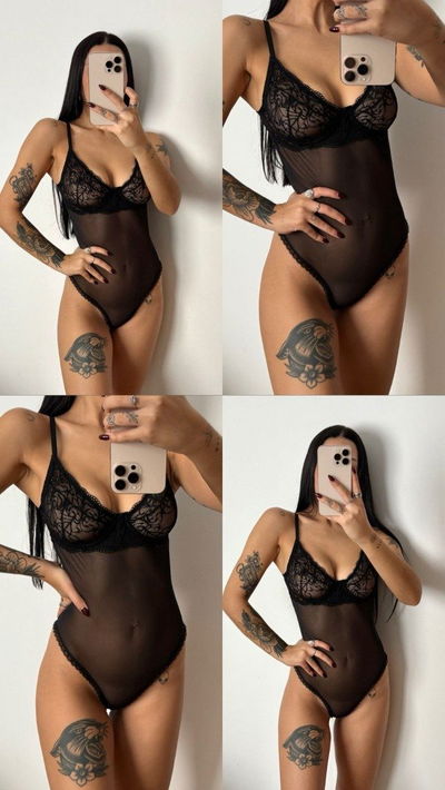 Body puntilla y microfibra