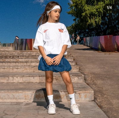 Falda globo jeans