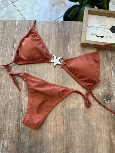 BIKINI ESTRELLA MARRON
