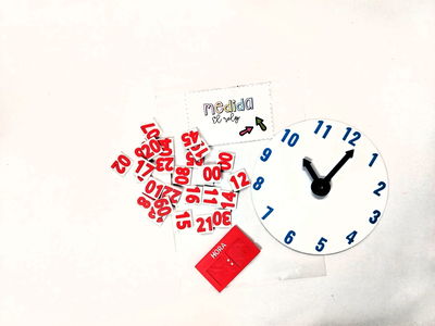 RELOJ DIDÁCTICO "MEDIDA DEL TIEMPO"
