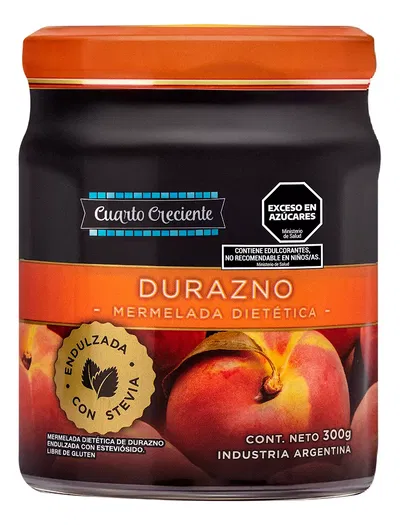 [MAYORISTA] Mermelada de durazno con stevia 280g