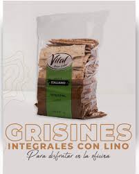 [MAYORISTA] Grisines integrales con Lino "Vital"