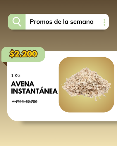 PROMO 1 KG AVENA INSTANTÁNEA