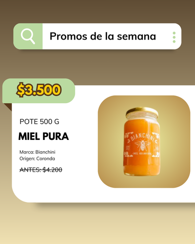 PROMO 500 g MIEL PURA