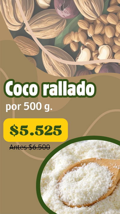 PROMO COCO RALLADO (500 g)