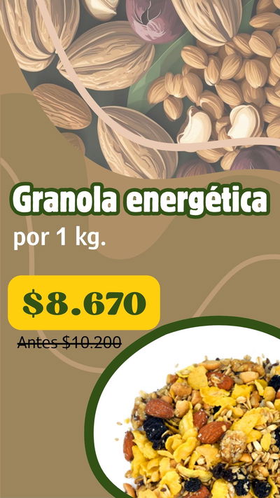 PROMO GRANOLA ENERGETICA (1 kg)
