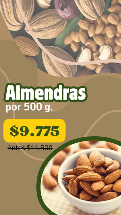 PROMO ALMENDRAS (500 g)