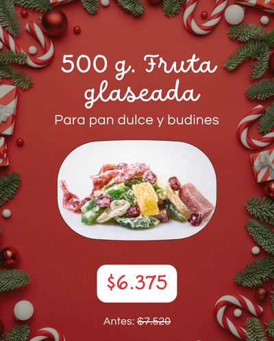 PROMO 500 g FRUTA GLASEADA