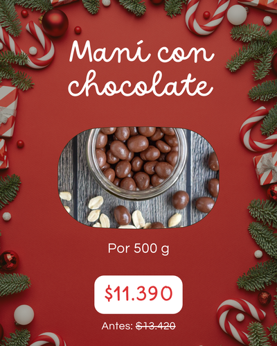 PROMO 500 G MANI CON CHOCOLATE