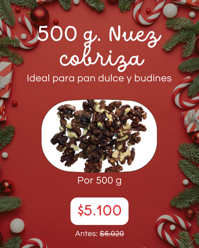 PROMO 500 g NUEZ COBRIZA