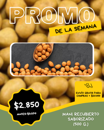 [PROMO] Mani recubierto X 500g