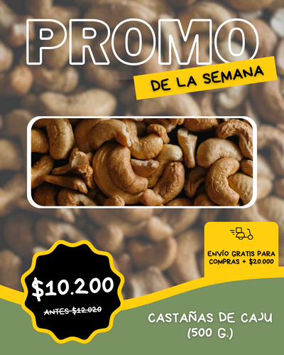 [PROMO] Castañas de Cajú x 500g