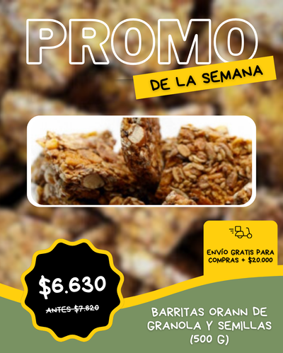 [PROMO] Barritas surtias Orann X 500g