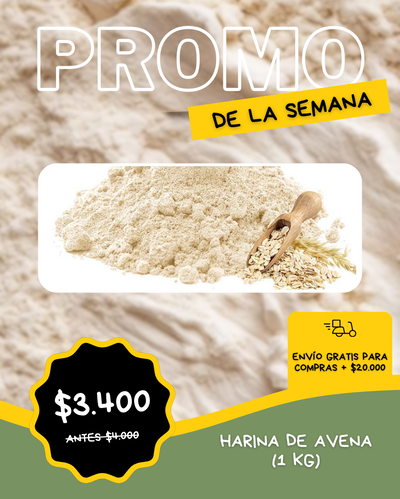 [PROMO] Harina de avena X 1Kg