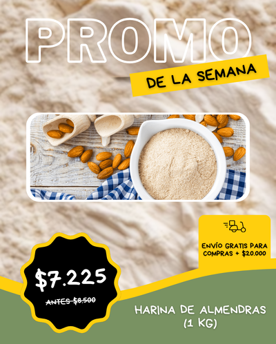 [PROMO] Harina de almendras X 1Kg