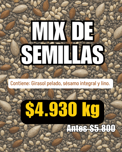 PROMO 1 KG MIX DE SEMILLAS