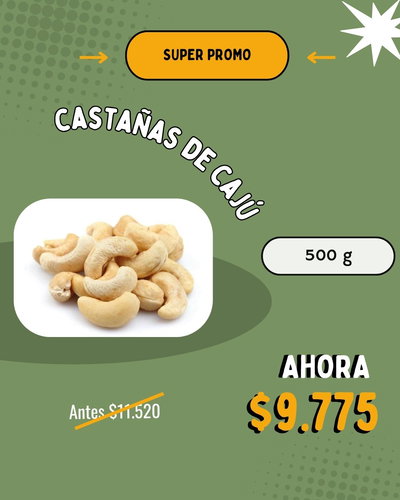 [PROMO] Castañas de Caju x 500g