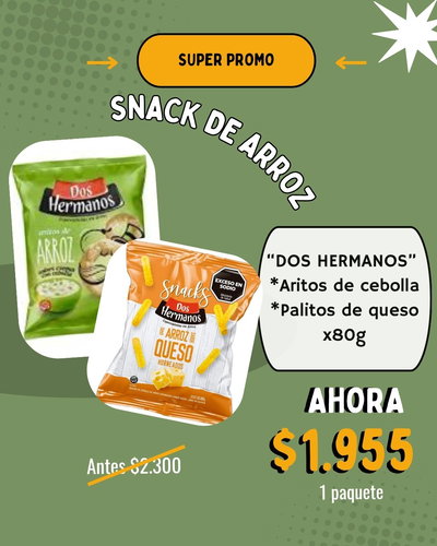 [PROMO] Snack de arroz (1 paquete)