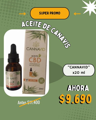 [PROMO] Aceite de canavis 40% 20ml