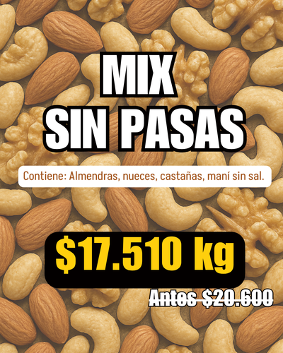 PROMO 1 KG MIX SIN PASAS