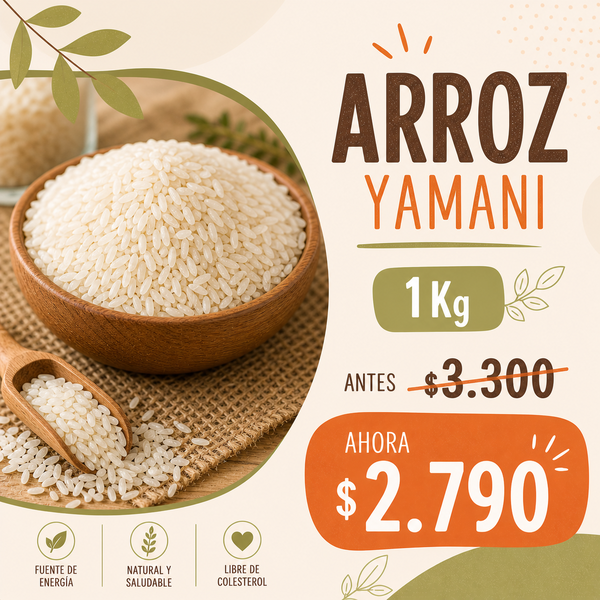 (PROMO) Arroz Yamaní x 1 Kg