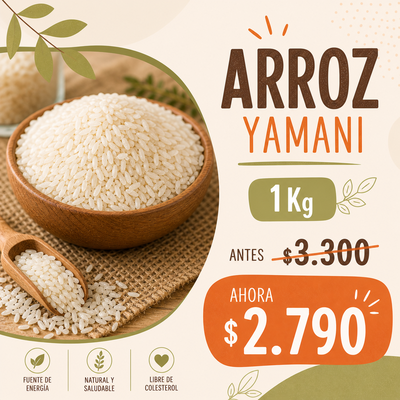 (PROMO) Arroz Yamaní x 1 Kg