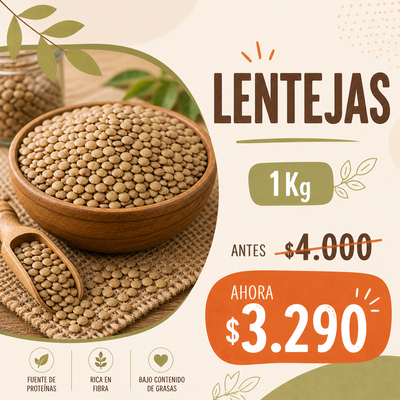 (PROMO) Lentejas x 1 Kg